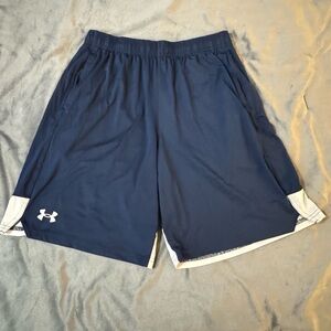 Under Armour Blue Athletic Shorts with Elastic Waistband

#1071